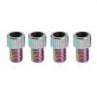 Adaptador de válvula de bicicleta 4pcs Presta a Schrader Wheels Convertidor de tubos de boquillas de gas