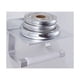 thumbnail image 3 of Portarrollos de papel higiénico sin taladrar, color plata, 3 of 5