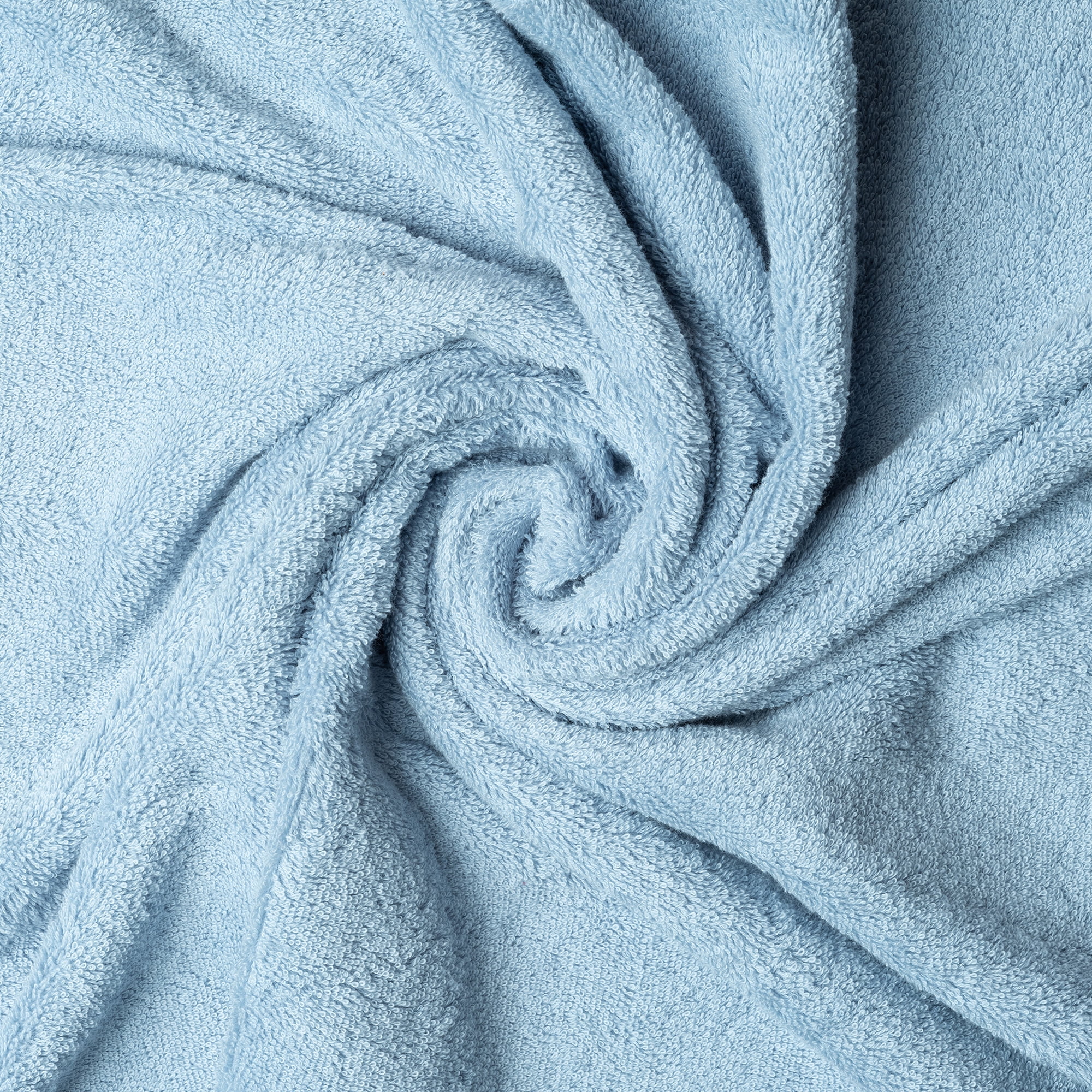Melissa Linen 4 Piece Bath Towel Sets, (Bath Towel, Hand Towel, 2 Fingertips Towels for Adults), Ultra Absorbent and Soft, Ocean Blue