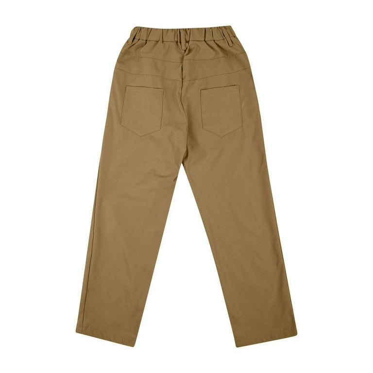 boys brown dress pants Gubotare Boy Dress Pants Toddler to Youth Boys Golf Pants Quick Dry Stretch  Performance Dress Pants | School Uniform Flat Front Slacks Size 7-8 (Brown,7-8  Years)