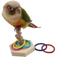 thumbnail image 2 of Little Bird Desktop Toy Color Circle Toy Set Educational Game Activity Cage Foot Toy $ Parrot Interactive Toy Hexagonal Ferrule Training, 2 of 4