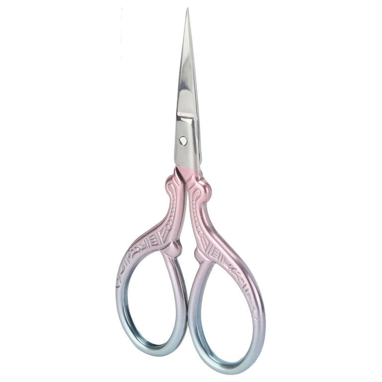 Knitting Scissors, Perfect Strong And Firm Sewing Scissors Beautiful Fine  Technology Small For Embroidery Sewing Crafting Gradient Pink,Gradient  Green 