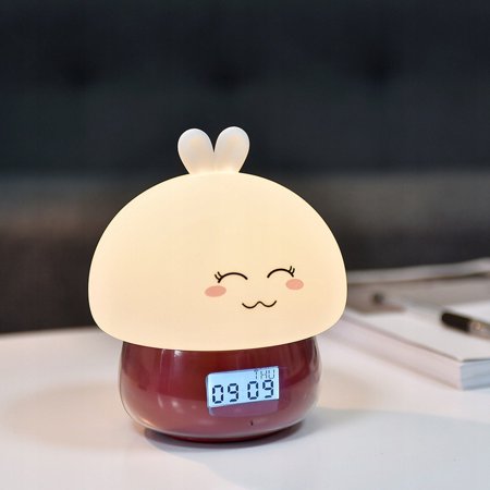 Veilleuse Bebe Reveil Lampe De Chevet Usb Reveil Silicone Pat Lumiere Rouge Walmart Canada
