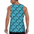 thumbnail image 3 of Xecao Seahorse Men's Tank Top Workout Quick Dry Sleeveless Gym Jogging Muscle Shirts Summer Swim Beach Tops, 3 of 9