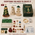 thumbnail image 2 of Clearance! DIY Christmas Seaglass Art Kit Seaglass Lighthouse Kit Sea Glass Art Kits for Adults (#3), 2 of 6