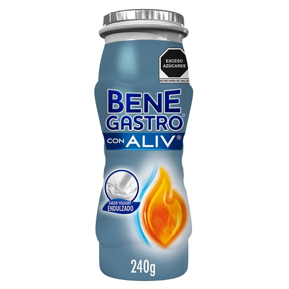 Yoghurt Bebible Bene Gastro sabor natural con Aliv 240 g