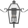 thumbnail image 5 of Hinkley Lighting 2774-Scr Nouvelle 3 Light 27" Tall Outdoor Wall Sconce - Blackened Brass, 5 of 6