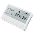 thumbnail image 1 of Moyic Medidor de humedad y temperatura LCD, función de reloj multifuncional, dispositivo higrómetro de pantalla táctil, termómetro probador Electrodomésticos Moyic HA019244-00, 1 of 6