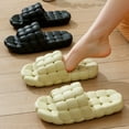 thumbnail image 6 of UDIYO 1 Pair Cloud Slide Slippers for Women Men, Soft Sole Home Pillow Slipper, Non-Slip Quick Drying Message Shower Bathroom Sandals, Super Soft Open Toe Platform Cloud Slippers, 6 of 6