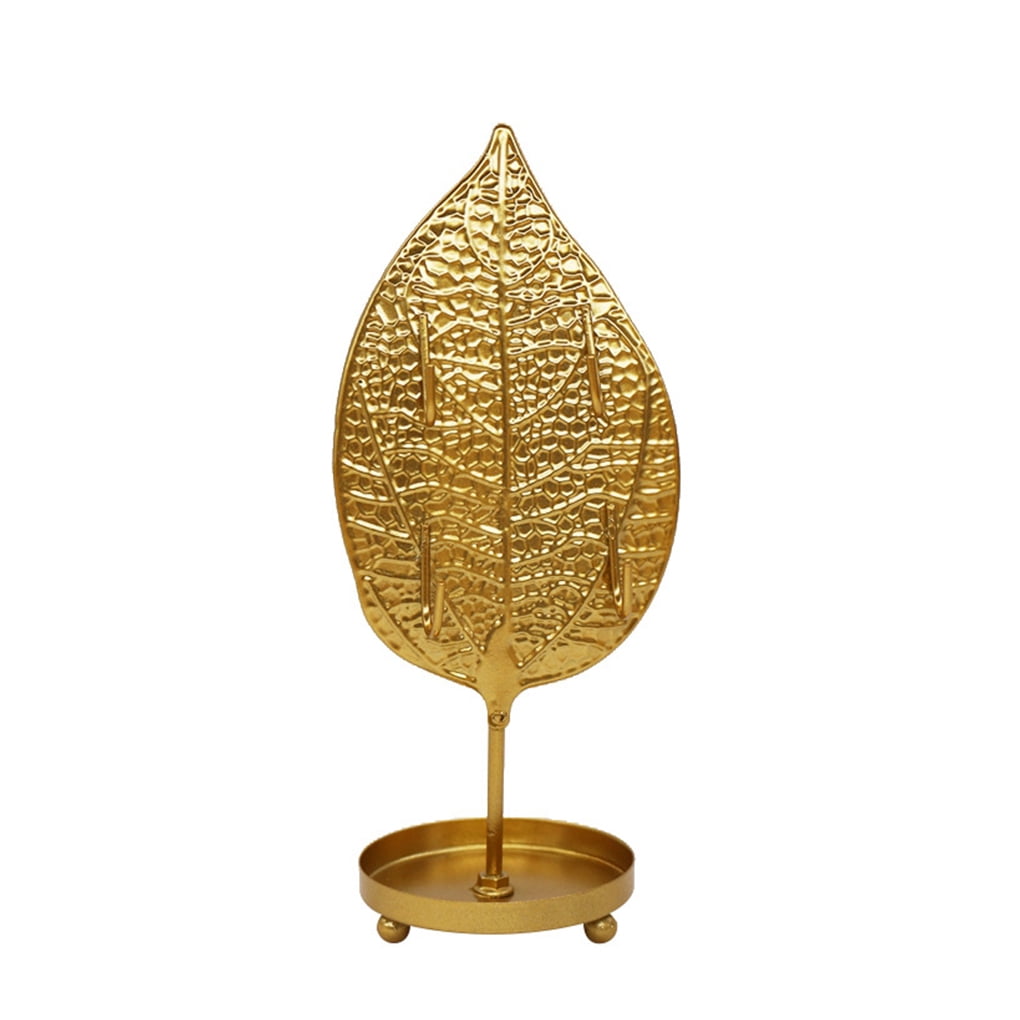 Iron Jewelry Show Shelf Jewelry Display Rack Detachable Leaf Shape