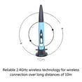 thumbnail image 3 of 2.4GHz USB Cordless Optical Pen Mouse 800/1200/1600 DPI Adjustable Touch-pen Mouse with Web Browsing Handwriting Mouse Pen Fits Meeting Presentation for PC Laptop Computer Mobile Phone, 3 of 8