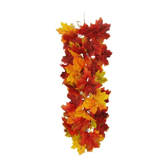 Artificial Fall Maple Leaves Wall Hanging Plants for Thanksgiving Holiday Home Outdoor Decor