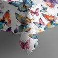 thumbnail image 5 of Colorful Butterfly Pattern Square Tablecloth,Waterproof Square Table Cover,Wipeable Spillproof Washable Table Cover for Home Kitchen Party Decor 60"x60"(152x152cm), 5 of 6