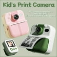 thumbnail image 6 of Kids Camera under $5! Yannianjz Kids Instant Print Camera, 2.4 Inch Screen Thermal Printing Camera, 180 Rotating Lens Children Camera, Portable Photo Printer for Kids, 6 of 9