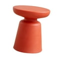 thumbnail image 2 of yuksok Small End Table Simple Smooth Tea Table for Living Room Household NightStand Red, 2 of 9