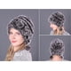 thumbnail image 4 of Gorros florales cálidos de invierno para mujer, gorras de terciopelo suave a rayas, gorros ligeros y aislantes, ropa de calle de moda, para clima frío, salidas diarias, tela suave, estilo, 4 of 8