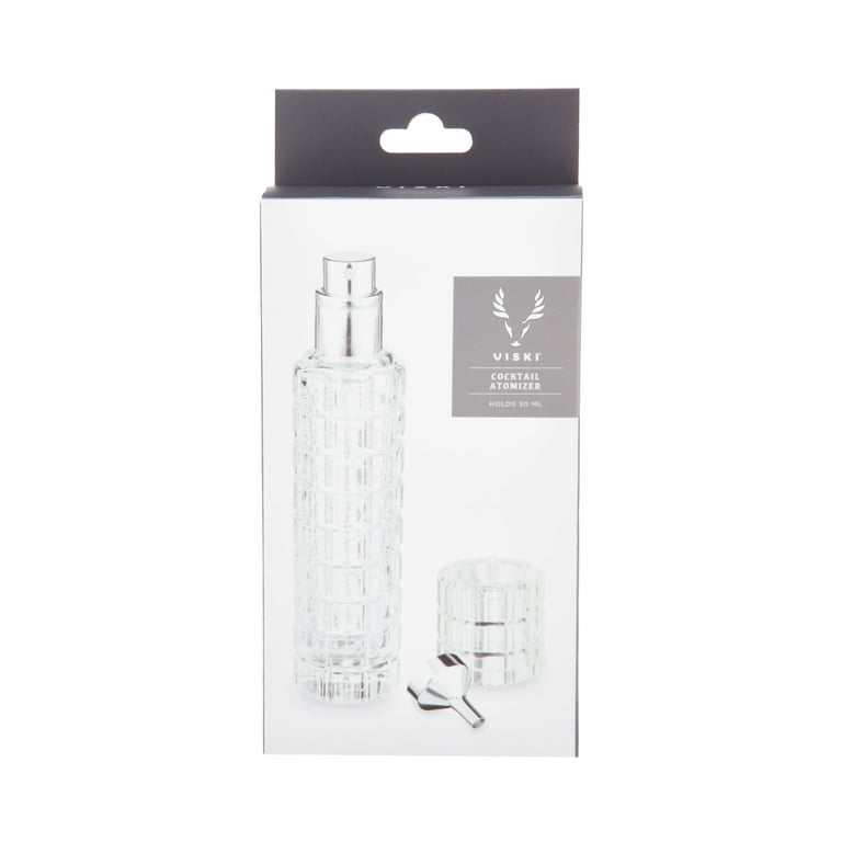 True Martini Atomizer Perfect for Vermouth or Bitters, Travel Spray Bottle,  Travel Fragrance, DIY, Refillable Bar Sprayer, Stainless Steel, 30 ml.