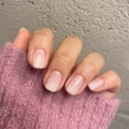 thumbnail image 2 of Ombre Pink Press on Nails Short Square, Short Fake Nails Glue on Short Square Nails Press ons, Soft Gel Glue on Nails Short Stick on Nails for Women Thick Reusable Solid Color Acrylic Nails 24pcs E22, 2 of 3
