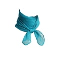 thumbnail image 1 of Sonducket Bufanda de gasa Accesorios de ropa Estilo coreano Pañuelo pequeño Pañuelo de mujer para el trabajo Casa Viajes Compras Azul pavo Type3 NO3, 1 of 6