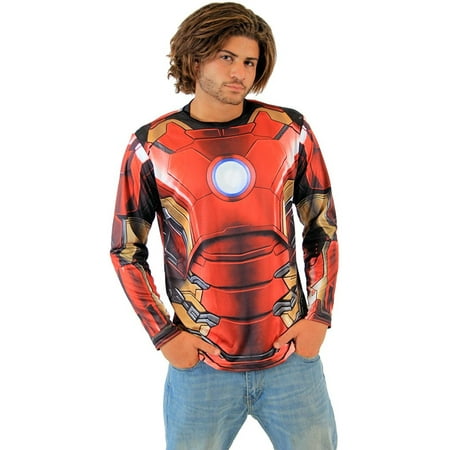 Iron Man Sublimated Long Sleeve Costume T-Shirt