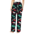 thumbnail image 3 of Balery Fishing Lure print Women's Pajama Pants,Ultra Lightweight Pjs,Lounge Pant-Medium, 3 of 9