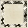 thumbnail image 4 of Unique Loom Athens Border Design Square Rug 8' x 8' Beige/Black, 4 of 10
