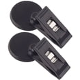 thumbnail image 4 of Black Car Clip for Various Items like Tickets and Cards Versatile PVC Bracket 2pcs, 4 of 8