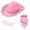 Pink, variant on Cowgirl Costume for Women, Bling Cowboy Hat with Heart Glasses Bandana, Carnival Dress up Supplies, 3 PCS Cowgirl Pack for Parties