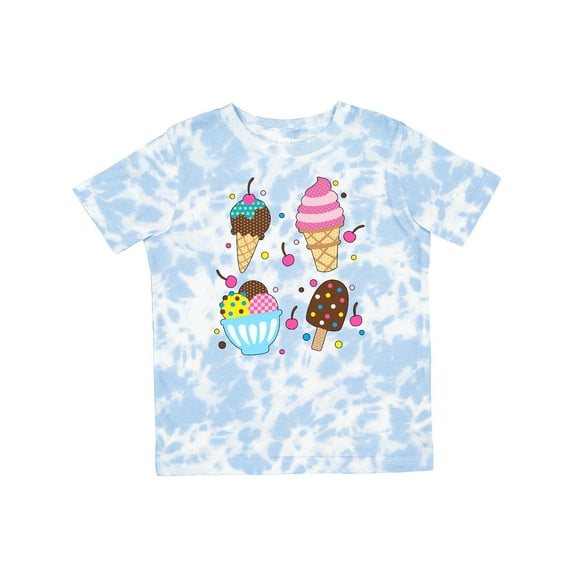 Inktastic Ice Cream with Patterns Boys or Girls Toddler T-Shirt
