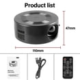 thumbnail image 3 of Mini Projector Mini Projector, Portable 1080p Projector, Outdoor Movie Projector Home Movie Led Video Projector, Movie Projector With Usb Hdmi Interf, 3 of 5