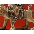 thumbnail image 4 of 9" Goddess Durga Brass Statue | Durga on Lion | Hindu Religious Sculpture | Handmade, 4 of 4