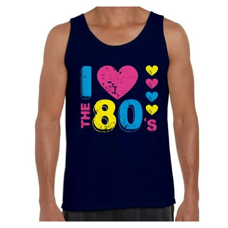 Awkward Styles I Love The 80's Tank Top for Men 80's Muscle Shirt I Love The 80's Sleeveless Shirts for Men 80's Party Shirts 80's Costumes for Men Funny 80's Gifts for Him 80's Party Outfit