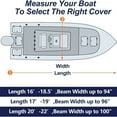 thumbnail image 6 of 900D Marine Grade Fade and Tear Resistant Boat Cover Fits V-Hull, Tri-Hull, 6 of 6