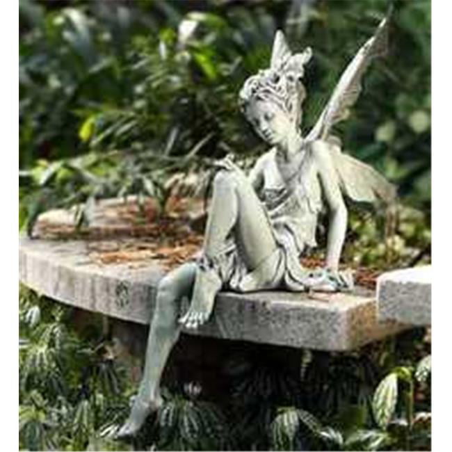 Featured image of post Napco Sitting Fairy Garden Statue - Let this friendly sitting fairy with bird statue add whimsy as she greets you throughout the day and.