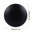 thumbnail image 2 of Hytrove 12 Pcs Poignée de Porte de Garde-Robe en Alliage Style Rond Noir pour Adultes, 2 of 6