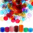 thumbnail image 2 of 300 Pcs Jetons de Bingo en Plastique Pièces Rondes Marqueurs pour Jeu de Bingo Cartes Comptage Accessoires de Jeu, 2 of 8