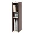 thumbnail image 1 of IRIS USA, 8" x 34" Slim Space Saving Shelf, Walnut Brown, 1 of 5