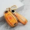 thumbnail image 3 of Car Key Fob Cover Case Protector Jade Style TPU Car Key Fob Case Cover 3 Buttons For Hyundai Veloster 2017-2019, 3 of 10