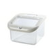 thumbnail image 5 of Recipiente para alimentos secos, dispensador de arroz, tapa sellada multiusos, contenedor de almacenamiento de arroz, contenedor de almacenamiento de Blanco Pequeño Gloria Contenedor de almacenamiento de arroz, 5 of 9