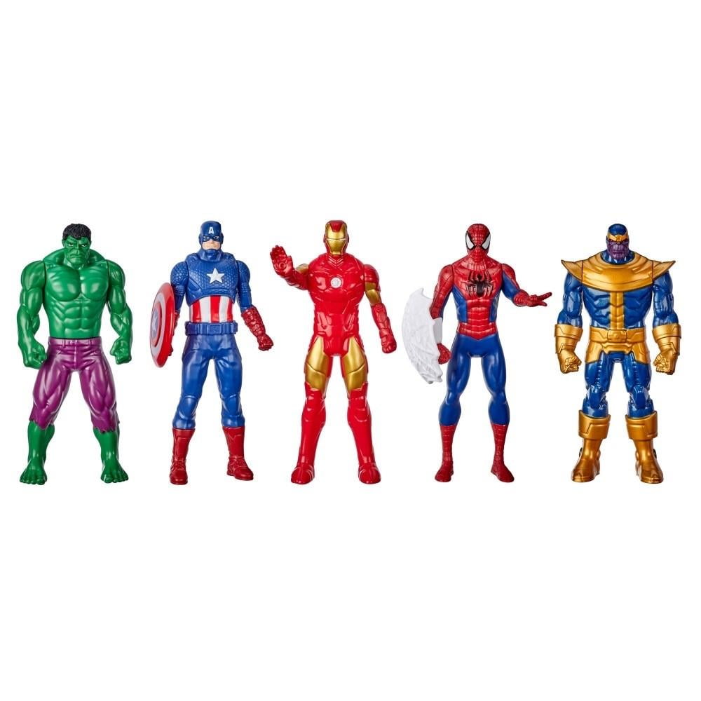 Marvel Avengers 5-Pack Action Figure Set, 6-inch Figures, Includes Iron ...