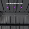 thumbnail image 3 of PURPLE LEAF 12' X 16' Solarium Permanent Hardtop Screened Gazebo Galvanized Steel Double Canopy Aluminum Outdoor Enclosed Gazebo for Hot Tub Lawn Deck Backyard Gray, 3 of 8