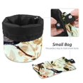 thumbnail image 4 of PhooArto Travel Cosmetic Bags Barrel Makeup Bag, Multifunctional Toiletry Bucket Bags Round Organizer Storage Pocket, Tropical Green Leaves Birds, 4 of 6