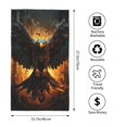 thumbnail image 2 of KLL Cool Black Eagle Ultra Absorbent & Soft Hand Towels for Bath, Hand, Face, Gym and Spa-27.5x16in, 2 of 7