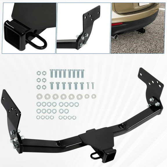 Kojem Class 3 Trailer Hitch 2" Receiver for 2007-2015 Mazda CX-9 Black Towing Hitch