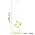 thumbnail image 2 of BKRE Suction Cup Christmas Lights Mini Suction Cup Lights For Windows Suction Cup Window Lights Battery Operated Holiday For Indoor Outdoor Festive Night Light Display (4 Styles), 2 of 3