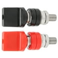 thumbnail image 2 of 4mm Binding Post, Electrical Terminal Posts M10 Thread Nickel Plated Brass Flat  Good Conductivity  For Industrial Devices For Electronics, 2 of 8