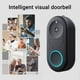 thumbnail image 5 of Xihbxyly Timbre con Video Inalámbrico, Audio Bidireccional En Tiempo Real, Detección de Movimiento Pir, Visión Nocturna, Wifi 2.4G, Seguridad para El Hogar y La Oficina, Fácil Instalación, Lente Gran, 5 of 7