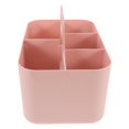 thumbnail image 2 of Multi-Functional Desk Organizer With Handle Plastic Caddy For Office Supplies Makeup Divided Box Cosmetic Container Desktop Storage Basket, 2 of 4