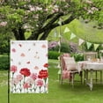 thumbnail image 6 of Mother's Day Flowers House Flag 28 x 40 Inches, Watercolor Vintage Red Pink Carnations Floral Weather Proof Outdoor Patio Flags Double Sided Small House Decoration for Yard Lawn Outside Home, 6 of 9