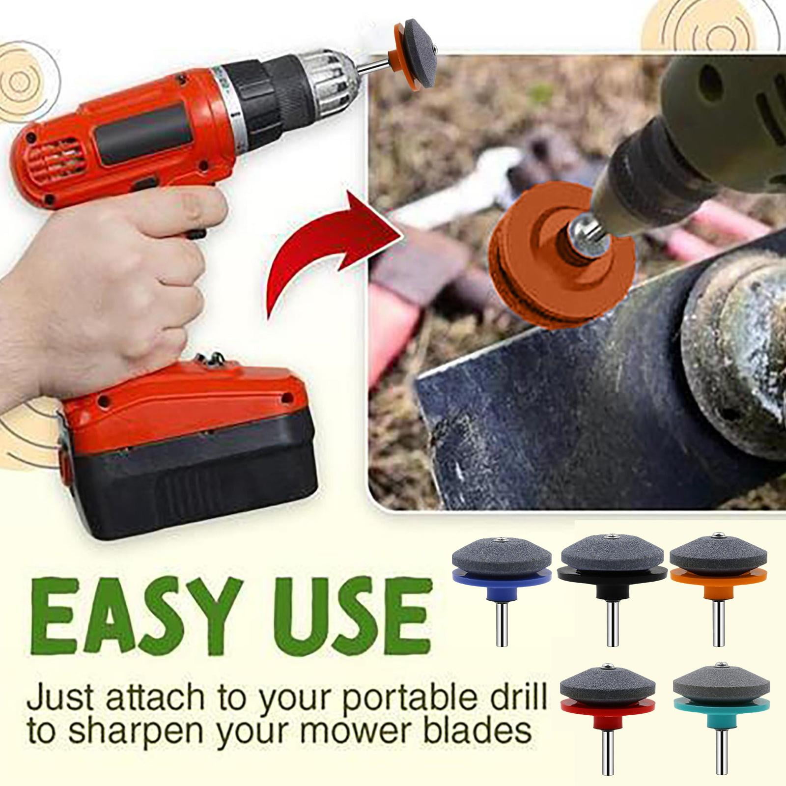 Universal Lawnmower Sharpener Lawn Mower For Any Power Hand Dril Drill T9B1 Walmart